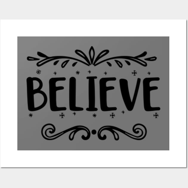 Believe Art Wall Art by Shop Ovov